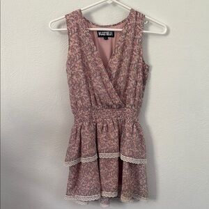 Katie J NYC Pink Floral Kids Casual Dress